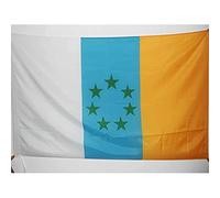 AZ FLAG - Drapeau Canaries Indépendentiste - 90x60 cm - Drapeau Nacionaliste Canarien - Canarias 100% Polyester Avec Fourreau et Cordelette - Pavillon 50 g