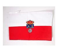 AZ FLAG - Drapeau Cantabrie - 45x30 cm - Pavillon De Cantabria - Espagne 100% Polyester Avec Deux Cordelettes - 20g