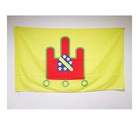 AZ FLAG - Drapeau Cantal - 90x60 cm - Drapeau Département Français - Auvergne 100% Polyester Avec Fourreau et Cordelette - Pavillon 50 g
