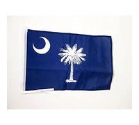 AZ FLAG Drapeau Caroline du Sud 45x30 cm Polyester 100D Cordelettes