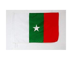 AZ FLAG - Drapeau Casamance indépendantiste au Senegal - 90x60 cm - Drapeau De Casamance 100% Polyester Avec Fourreau et Cordelette - Pavillon 50 g