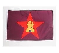 AZ FLAG - Drapeau Castilla Comunera indépendentiste - 45x30 cm - Pavillon Castillan Nationaliste 100% Polyester Avec Deux Cordelettes - 20g