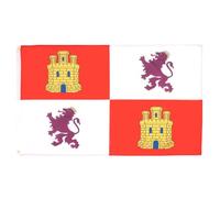 AZ FLAG - Drapeau Castille-Et-Leon - 90x60 cm - Drapeau De Castilla Y León - Espagne 100% Polyester Avec Oeillets Métalliques Intégrés - Pavillon 50 g