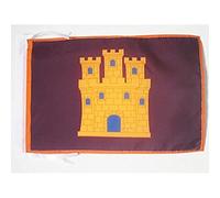 AZ FLAG - Drapeau Castille indépendentiste - 45x30 cm - Pavillon Régionaliste Castillan - Castilla 100% Polyester Avec Deux Cordelettes - 20g