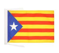 AZ FLAG Drapeau Catalogne Estelada 45x30 cm Polyester 100D Cordelettes