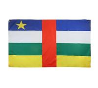 AZ FLAG Drapeau Centrafrique 150x90 cm avec 4 oeillets, Pavillon Centrafricain pour balcon ou mur