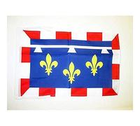 AZ FLAG - Drapeau Centre - 45x30 cm - Pavillon Centriste - France 100% Polyester Avec Deux Cordelettes - 20g