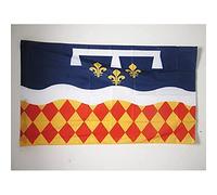 AZ FLAG - Drapeau Charente - 150x90 cm - Drapeau Département Charentais 100% Polyester Avec Fourreau et cordelette - Pavillon 110 g