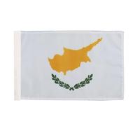 AZ FLAG - Drapeau Chypre - 45x30 cm - Pavillon Chypriote 100% Polyester Avec Fourreau Pour Hampe - 20g