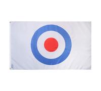 AZ FLAG - Drapeau Cible Target - 150x90 cm - Drapeau Avec Cible 100% Polyester Avec Oeillets Métalliques Intégrés - Pavillon 110 g