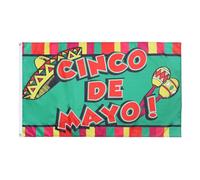 AZ FLAG Drapeau Cinco De Mayo au Mexique 150x90 cm Polyester 100D 2 Œillets