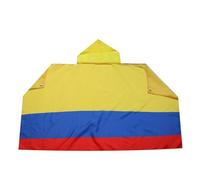 AZ FLAG Drapeau Colombie 150x90 cm - Cape Drapeau Colombien 100% Polyester Avec Manches Intégrées - Body Flag 80g