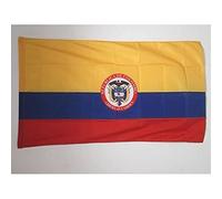 AZ FLAG - Drapeau Colombie avec armes - 150x90 cm - Drapeau Colombien 100% Polyester Avec Fourreau et cordelette - Pavillon 110 g