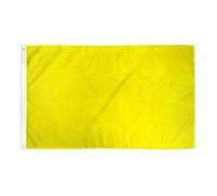 AZ FLAG - Drapeau Commissaire de course Jaune - 90x60 cm - Drapeau Danger Et Interdiction De Dépasser 100% Polyester Avec Oeillets Métalliques Intégrés - Pavillon 50 g