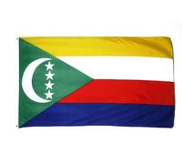 AZ FLAG - Drapeau Comores - 150x90 cm - Polyester léger - Drapeau Comorien Avec Oeillets Métalliques Intégrés - 80g