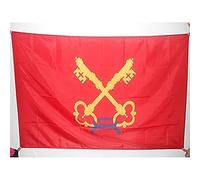 AZ FLAG - Drapeau Comtat Venaissin - 90x60 cm - Drapeau Province France - Vaucluse 100% Polyester avec Fourreau et Cordelette - Pavillon 50 g