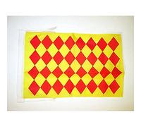 AZ FLAG - Drapeau Comté d'Angoumois - 45x30 cm - Pavillon Province Française - France 100% Polyester Avec Deux Cordelettes - 20g