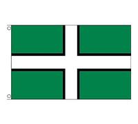 AZ FLAG - Drapeau Comté de Devon - 150x90 cm - Drapeau County of Devon - Angleterre 100% Polyester avec Oeillets Métalliques Intégrés - Pavillon 110 g