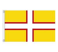 AZ FLAG - Drapeau Comté de Dorset - 150x90 cm - Drapeau County Of Dorset - Angleterre 100% Polyester Avec Oeillets Métalliques Intégrés - Pavillon 110 g