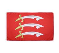 AZ FLAG - Drapeau Comté de Essex - 150x90 cm - Drapeau County Of Essex - Angleterre 100% Polyester Avec Oeillets Métalliques Intégrés - Pavillon 110 g
