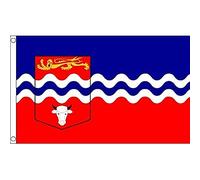 AZ FLAG - Drapeau Comté de Herefordshire - 150x90 cm - Drapeau County Of Herefs. - Angleterre 100% Polyester Avec Oeillets Métalliques Intégrés - Pavillon 110 g