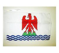 Drapeau Comté de Nice 45x30cm - PAVILLON niçois 30 x 45 cm haute qualité - AZ FLAG