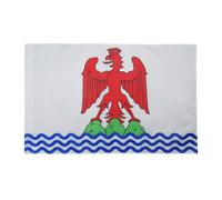 AZ FLAG - Drapeau Comté de Nice - 90x60 cm - Drapeau Niçois 100% Polyester Avec Fourreau et Cordelette - Pavillon 50 g