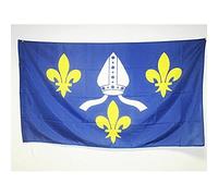 AZ FLAG - Drapeau Comté de Saintonge - 150x90 cm - Drapeau De Saintonge 100% Polyester Avec Fourreau et cordelette - Pavillon 110 g