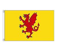 AZ FLAG - Drapeau Comté de Somerset - 150x90 cm - Drapeau County Of Somerset - Angleterre 100% Polyester Avec Oeillets Métalliques Intégrés - Pavillon 110 g