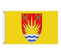 AZ FLAG - Drapeau Comté de Suffolk - 150x90 cm - Drapeau County Of Suffolk - Angleterre 100% Polyester Avec Oeillets Métalliques Intégrés - Pavillon 110 g