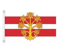 AZ FLAG - Drapeau Comté de Westmorland - 150x90 cm - Drapeau County Of Westmorland - Angleterre 100% Polyester Avec Oeillets Métalliques Intégrés - Pavillon 110 g