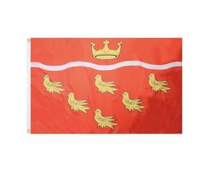 AZ FLAG - Drapeau Comté du Sussex de l'Est - 150x90 cm - Drapeau East Sussex - Angleterre 100% Polyester Avec Oeillets Métalliques Intégrés - Pavillon 110 g