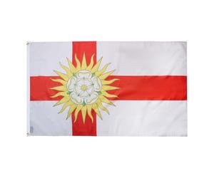 AZ FLAG - Drapeau Comté du Yorkshire West Riding - 150x90 cm - Drapeau County Of York - Angleterre 100% Polyester Avec Oeillets Métalliques Intégrés - Pavillon 110 g
