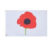 AZ FLAG - Drapeau Coquelicot guerre 14-18 - 90x60 cm - Drapeau Première Guerre Mondiale 100% Polyester Avec Oeillets Métalliques Intégrés - Pavillon 50 g
