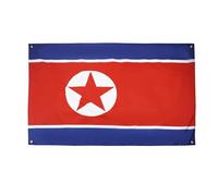 AZ FLAG Drapeau Corée du Nord 150x90 cm avec 4 oeillets, Pavillon Nord Coréen pour balcon ou mur