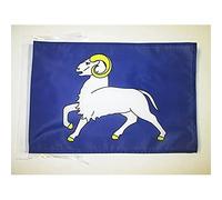 AZ FLAG - Drapeau Cornouaille - 45x30 cm - Pavillon Bro Gernev En Bretagne 100% Polyester Avec Deux Cordelettes - 20g