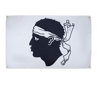 AZ FLAG Drapeau Corse 150x90 cm avec 4 oeillets, Pavillon Corse pour balcon ou mur
