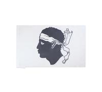 AZ FLAG Drapeau Corse 150x90 cm Drapeau Corse Polyester Léger Fourreau
