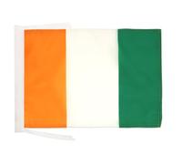 AZ FLAG - Drapeau Côte d'Ivoire - 45x30 cm - Pavillon Ivoirien 100% Polyester Avec Deux Cordelettes - 20g
