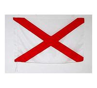 AZ FLAG Drapeau course automobile blanc croix Saint André rouge 90x60 cm
