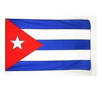 AZ FLAG - Drapeau Cuba - 250x150 cm - Grand Drapeau Cubain 100% Polyester Avec Fourreau et cordelette - Pavillon 300 g