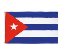 AZ FLAG - Drapeau Cuba - 250x150 cm - Grand Drapeau Cubain 100% Polyester Avec Oeillets Métalliques Intégrés - Pavillon 300 g