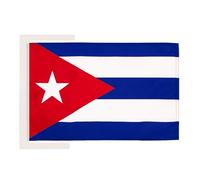 AZ FLAG - Drapeau Cuba - 45x30 cm - Pavillon Cubain 100% Polyester Avec Deux Cordelettes - 20g