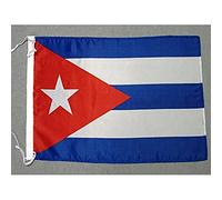 AZ FLAG - Drapeau Cuba - 45x30 cm - Pavillon Cubain Polyester Léger Avec Deux Cordelettes - 20g