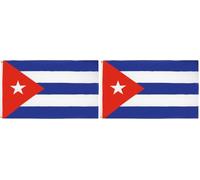 AZ FLAG Drapeau Cuba 90x60 cm Drapeau Cubain Polyester 100D 2 Œillets (Lot de 2)