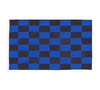 AZ FLAG - Drapeau Damier Noir et bleu - 150x90 cm - Drapeau À Damiers 100% Polyester Avec Oeillets Métalliques Intégrés - Pavillon 110 g