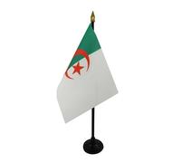 AZ FLAG Drapeau de Table Algérie 15x10 cm Polyester 100D Socle Plastique
