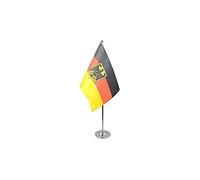 AZ FLAG Drapeau de Table Allemagne avec Aigle 22x15 cm Satin Socle Métal