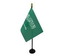 AZ FLAG Drapeau de Table Arabie Saoudite 15x10 cm Socle Plastique