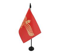 AZ FLAG Drapeau de Table Araméen syriaque 21x14 cm Socle Plastique